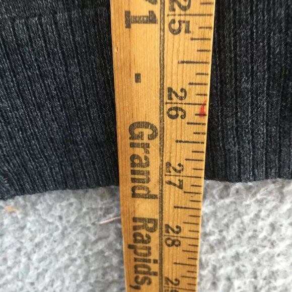 So Button Up Cardigan Sweater Womens Large Black Long Sleeve Knitted Casual - Picture 7 of 9